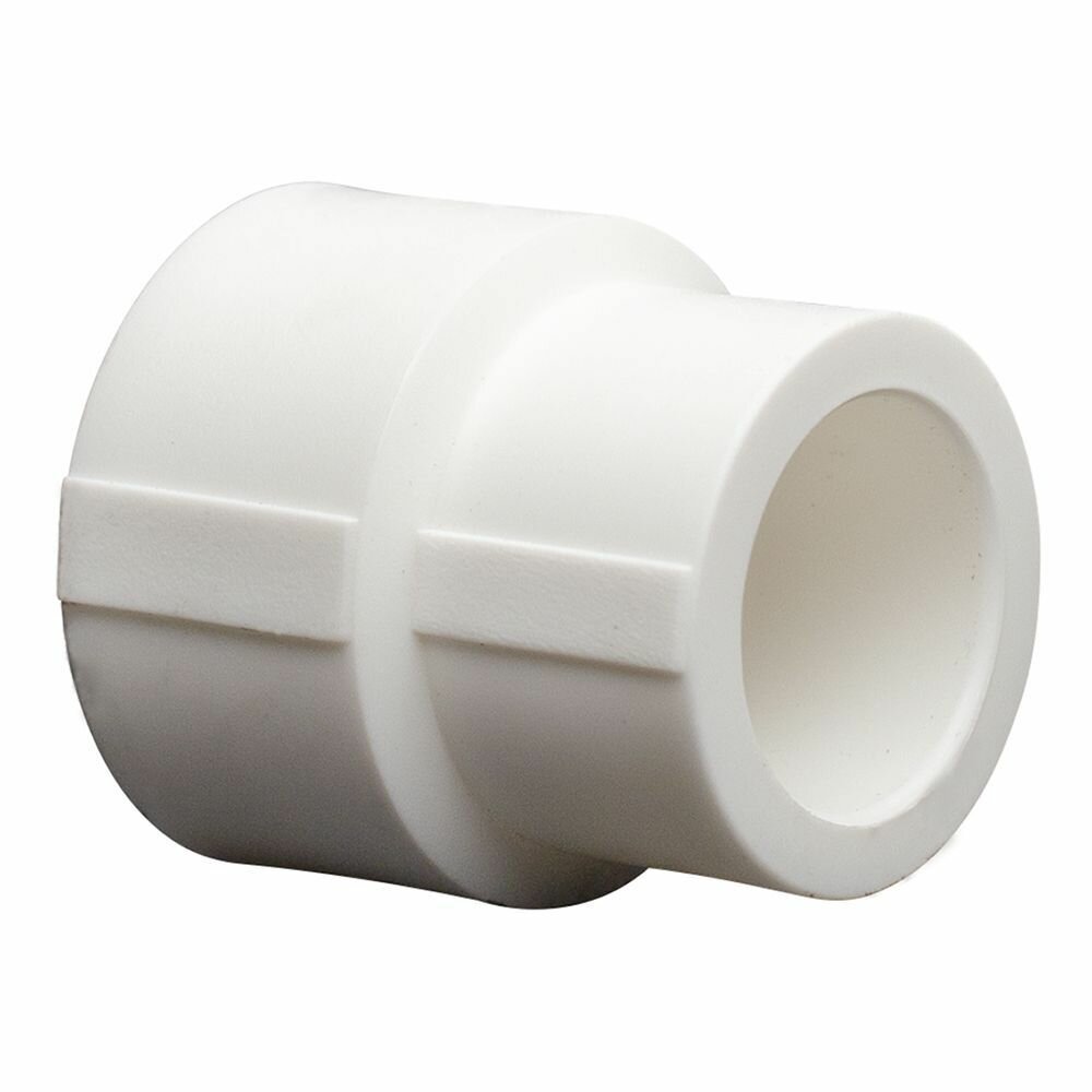 Муфта полипропиленовая 32х20 мм для трубы переходная СТМ пласт — фото 1