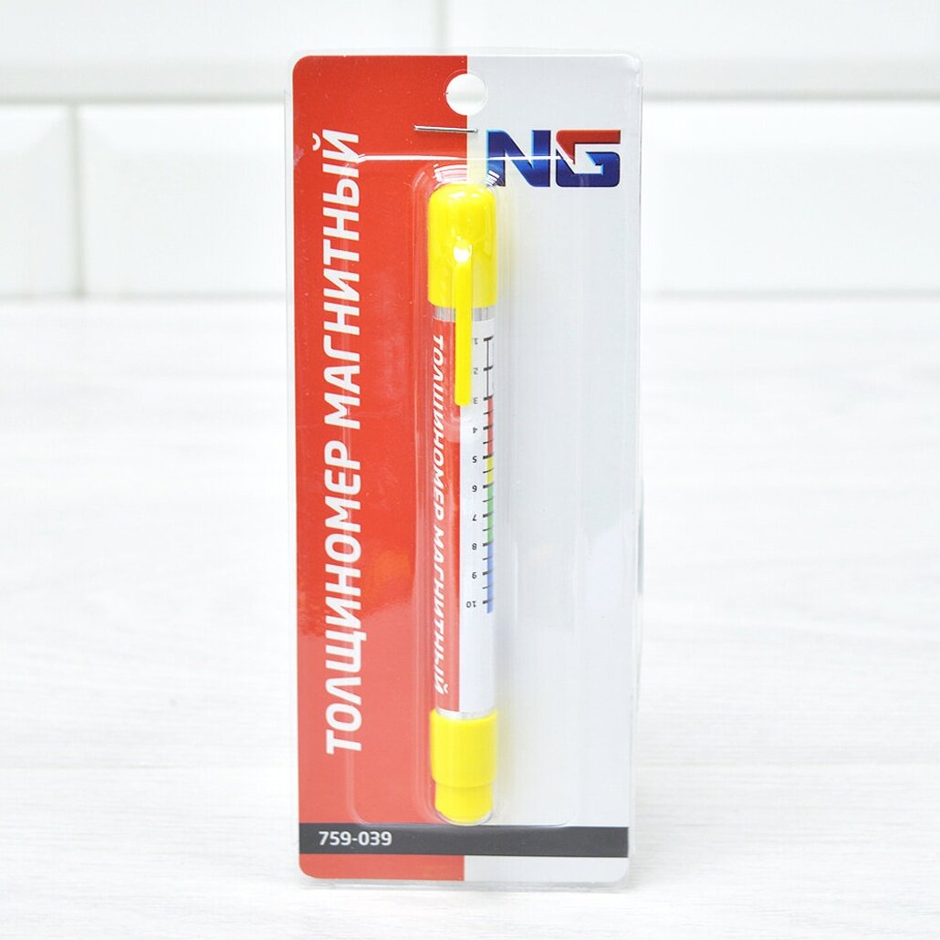 Толщиномер магнитный ATA NG для определения лакокрасочного покрытия пластик компактный