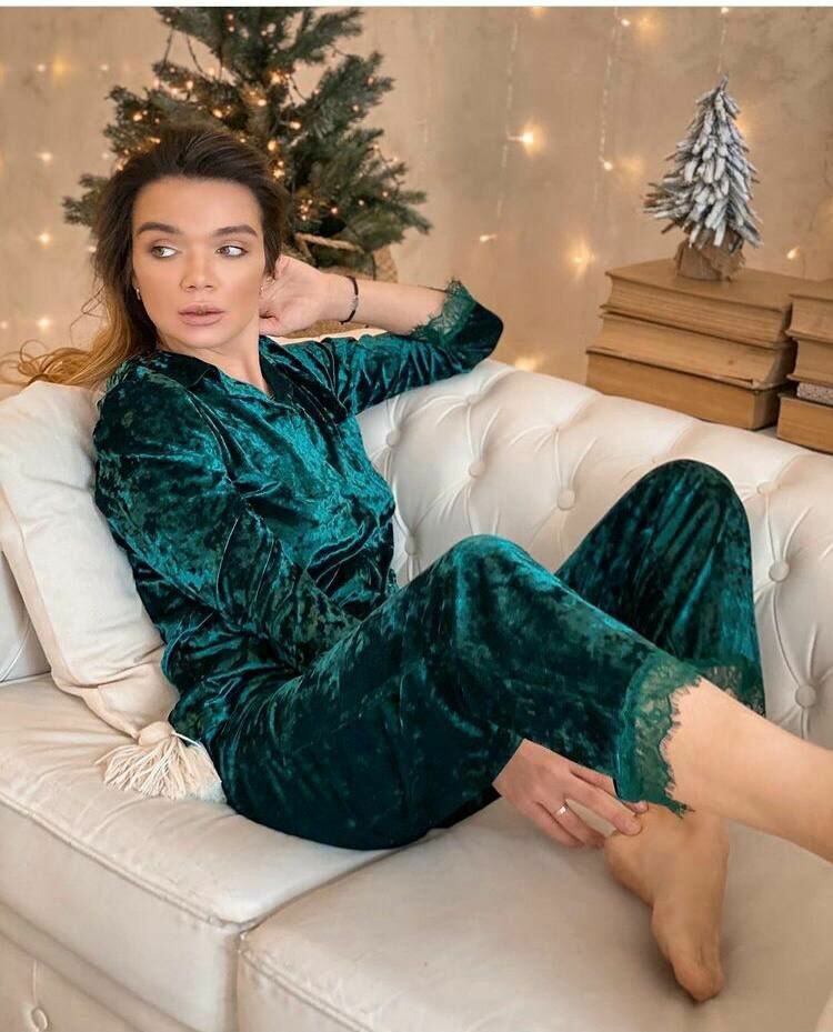 Пижама  1, размер 44-50, зелeный — фото 1