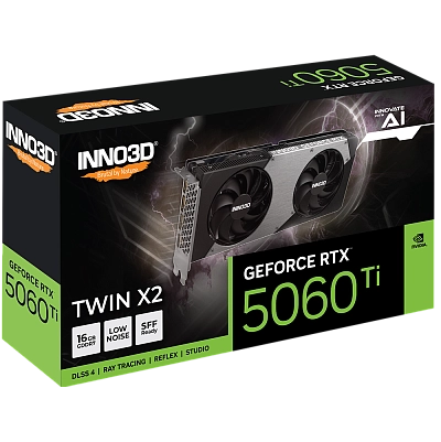 Видеокарта Inno3D - 8GB GeForce RTX 5050 TWIN X2 DDR6 128bit — фото 1
