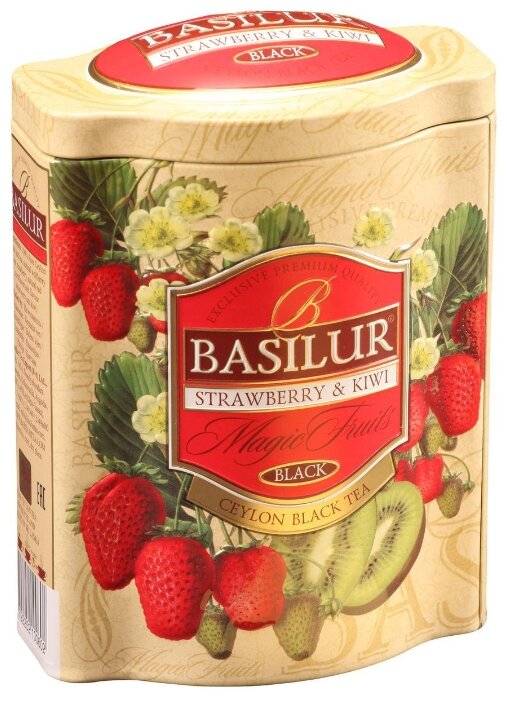 Чай черный Basilur Magic fruits Strawberry&Kiwi подарочный набор