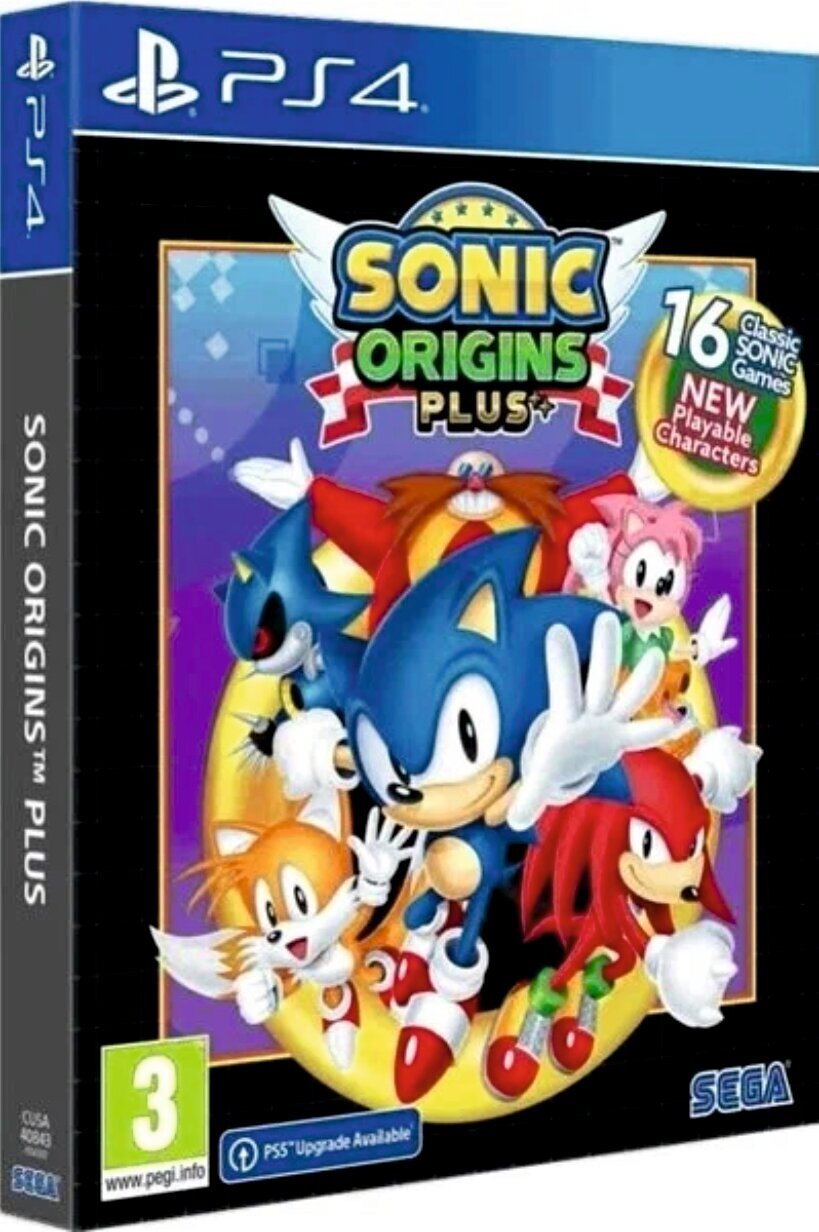 Sonic Origins Plus PS4, CUSA-40844