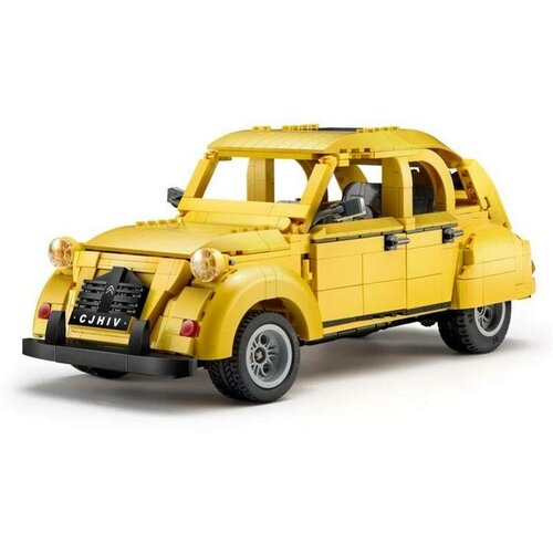 Конструктор CADA ретроавтомобиль Citroen 2CV 1/12 (1238 деталей), C61026W