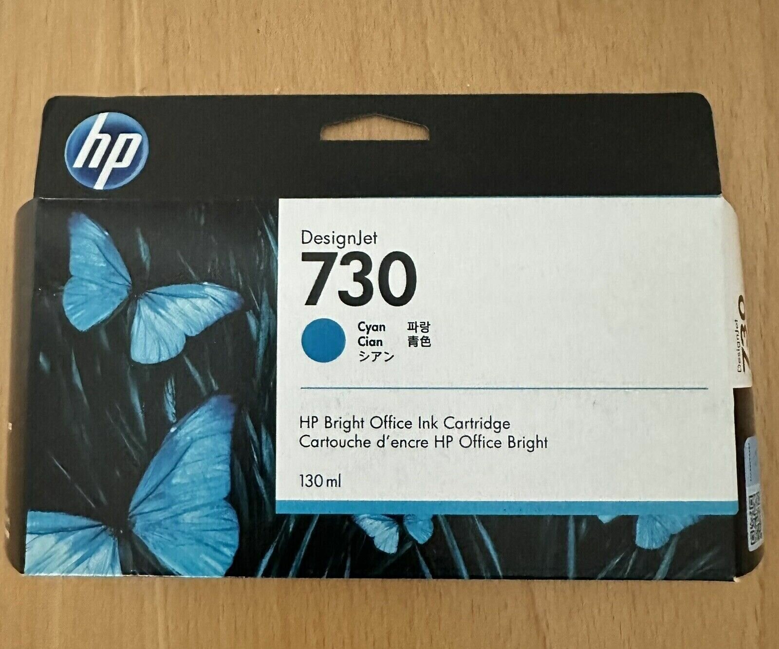 Картридж HP 730 струйный голубой (130 мл) - фото №8
