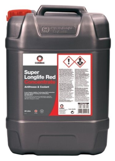 Comma Super Ll Red - Antifreeze (20l)_! ,  Tl774d, Wss-M97b44-D, Mb 325.3 COMMA . SLA20L