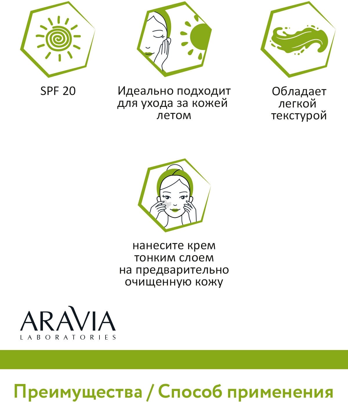 ARAVIA Крем успокаивающий с ниацинамидом ACNE BALANCE CREAM SPF 20, 100 мл