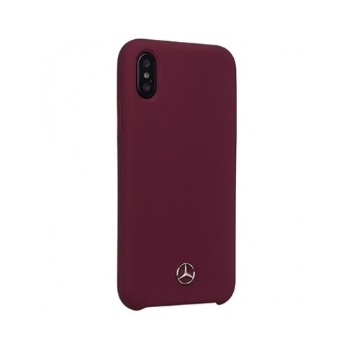 фото Чехол-накладка mercedes-benz silicone line для apple iphone x красный