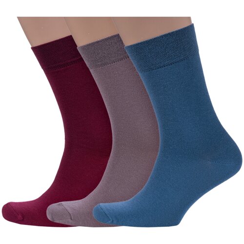 фото Комплект из 3 пар мужских носков носкофф (алсу) микс 5, размер 25-27