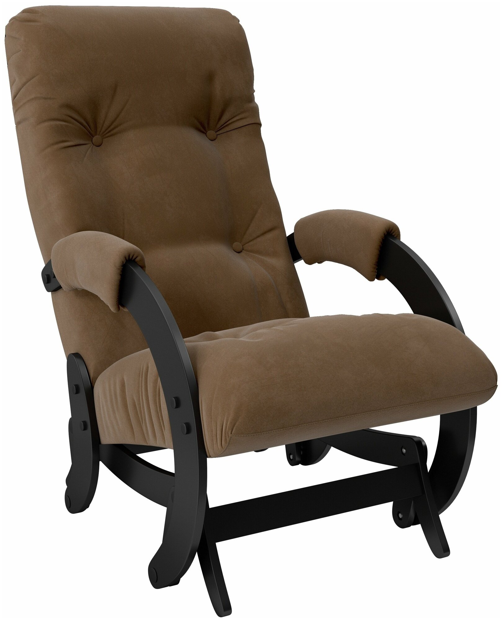 Кресло-качалка глайдер-маятник Консул (Модель 68) Венге ткань Verona brown (велюр)