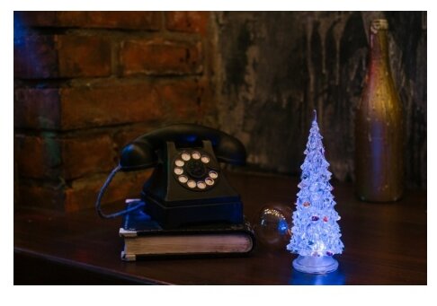 Фигура светодиод. "Елочка" (батарейки 3хAG13 в компл.) 1LED 15см RGB 4.5B IP20 513-022 Neon-Night - фото №12