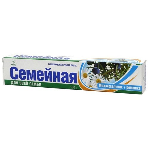 фото Зубная паста весна семейная