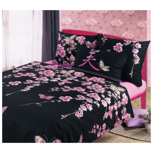 фото Постельное белье «сакура », бязь (евро) текс-дизайн