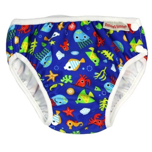 ImseVimse трусики Swim Diapers SL (13-17 кг) 1 шт., Blue Sea Life