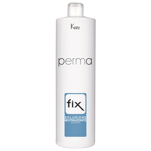 KEZY Нейтрализатор для химической завивки волос Perma Fix, 1000 мл kezy perma набор для перманентной завивки волос perma 1 1000 мл и perma 2 1000 мл нейтрализатор 1000 мл в подарок