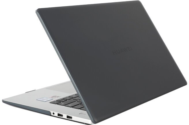 Чехол для ноутбука Huawei MateBook D16 2022-2023 года RLEF-X | RLEF-16 | RLEF-W5651D - черный, глянец