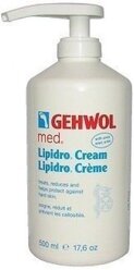 Gehwol Крем гидро-баланс для сухой и чувствительной кожи ног Lipidro, 500 мл