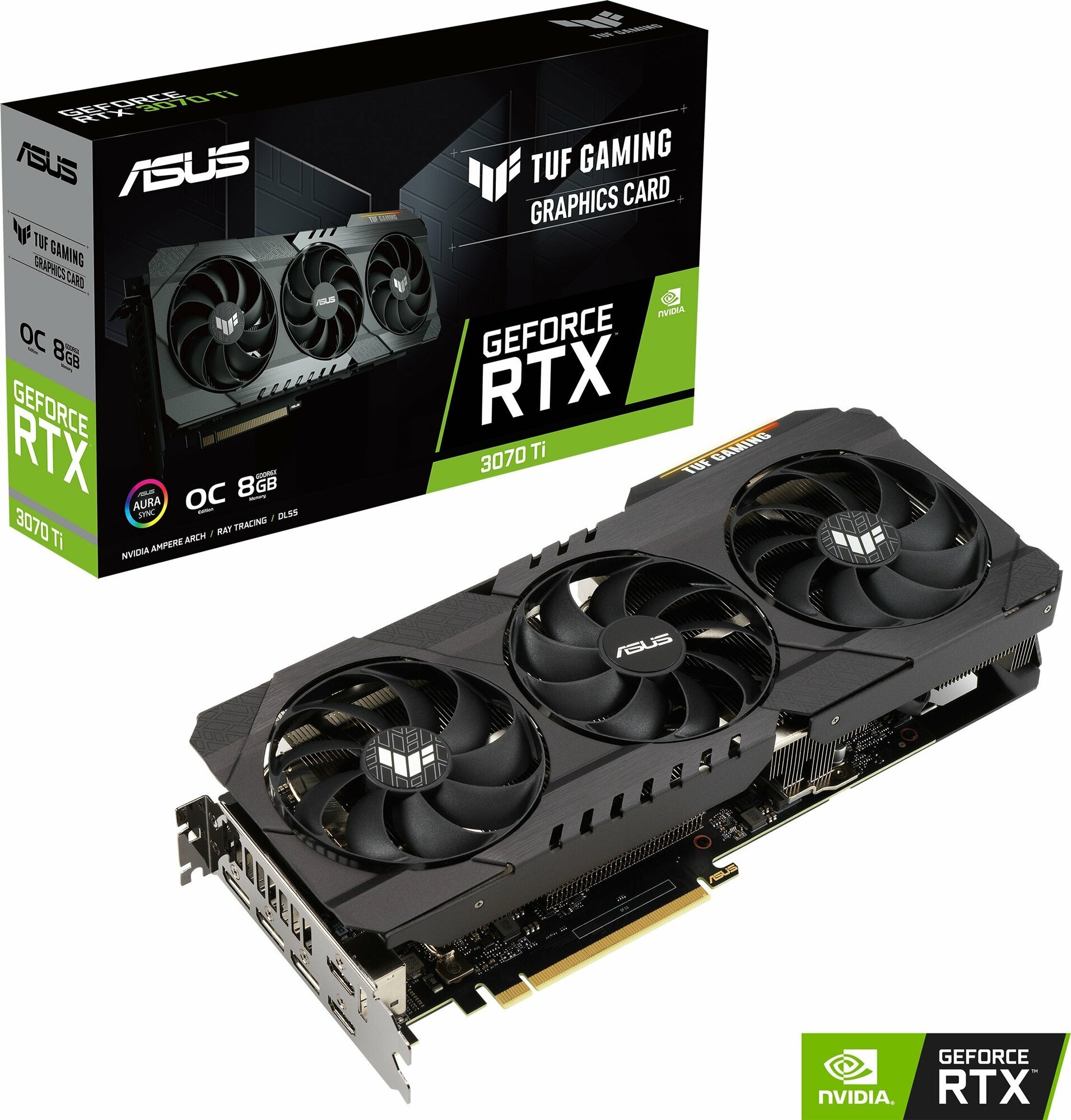 Видеокарта ASUS NVIDIA GeForce RTX 3070TI , , 8ГБ, GDDR6X, OC, Ret - фото №14