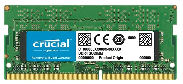 Оперативная память Crucial CT8G4SFRA266 DDR4 1x8 GB SODIMM для ноутбука