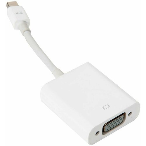 Адаптер-переходник Mini DisplayPort - VGA (female), белый переходник адаптер displayport vga переходник для ноутбука коннектор черный