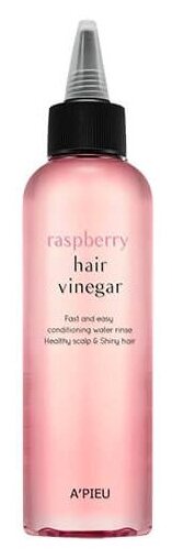 APIEU ополаскиватель Raspberry Hair Vinegar для блеска волос с уксусом, 200 мл