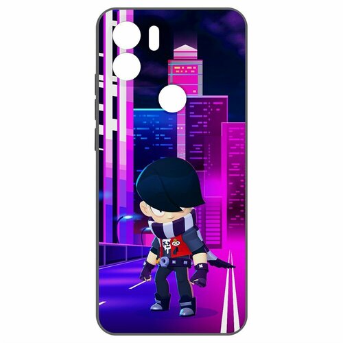 Чехол-накладка Krutoff Soft Case Brawl Stars - Эдгар для Xiaomi Poco C51 черный чехол накладка krutoff soft case brawl stars эдгар для xiaomi 13 черный