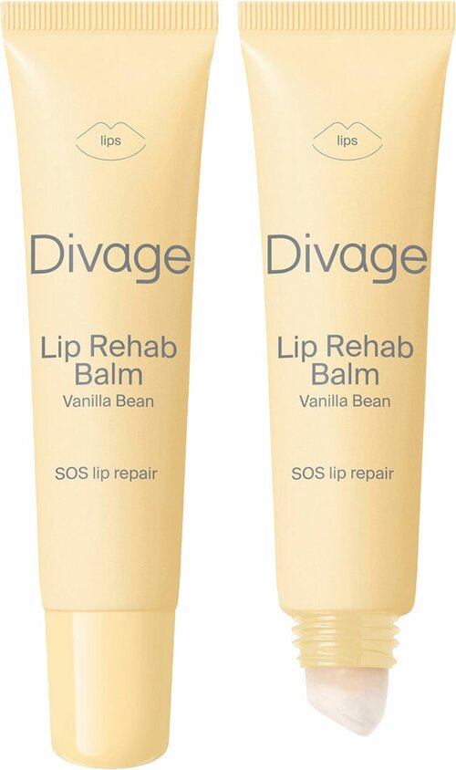 Бальзам для губ Divage Lip Rehab Balm с ароматом ванили 12мл