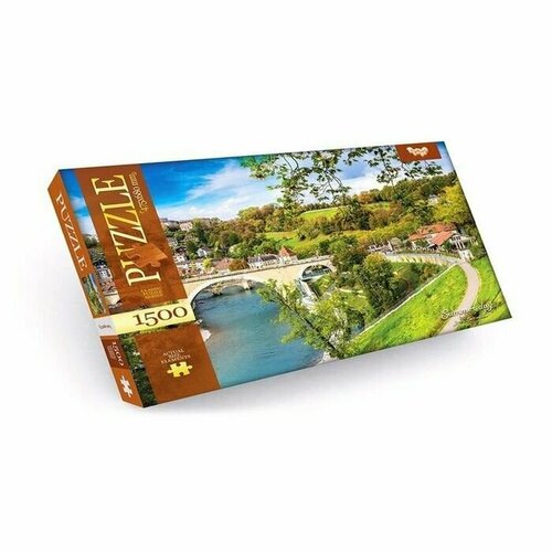 Пазлы картонные Солнечная Швейцария, 1500 элементов пазлы картонные рейнский водопад швейцария 1500 элементов