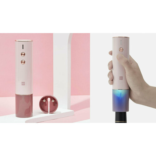 Электрический штопор Xiaomi HuoHou Electric Wine Bottle Opener розовый