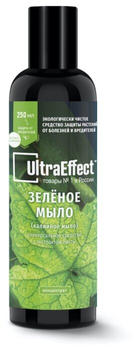 Зелёное калийное мыло с экстрактом Пихты EffectBio UltraEffect 250 мл 4603743270677 - фотография № 2