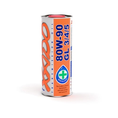 фото Масло трансмиссионное xado atomic oil 80w-90 gl 3/4/5, 80w-90, 1 л