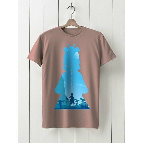 фото Футболка твоя футболка!, хлопок, принт сюжетный, размер xl, розовый