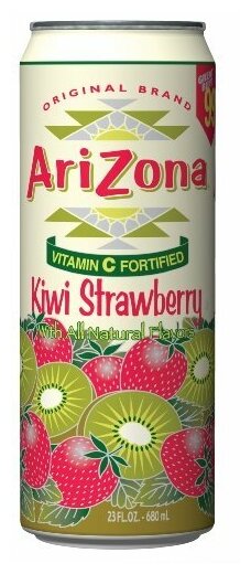 Напиток Arizona Kiwi Strawberry 0,68л - фотография № 2
