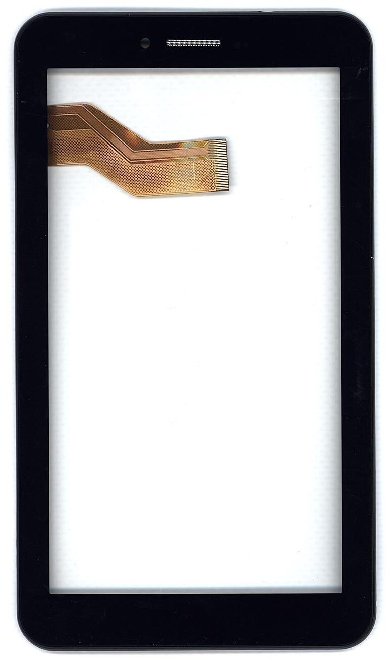 Сенсорное стекло (тачскрин) для Irbis TG79 черное с рамкой