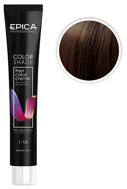 EPICA PROFESSIONAL Colorshade Крем-краска 6.3 темно-русый золотистый, 100 мл.