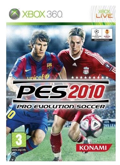 Игра Pro Evolution Soccer 2010 для Xbox 360