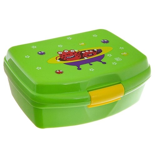 IRIS Barcelona Ланч-бокс Snack Rico, 12.5x16.5 см, зелeный