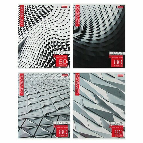 Тетрадь 80 листов в клетку New art картонная обложка 484₽