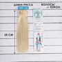 Волосы - тресс для кукол "Прямые", длина волос 25 см, ширина 100 см, цвет № 613А