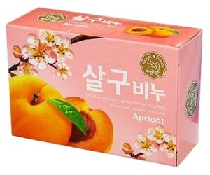 Mukunghwa Восстанавливающее косметическое мыло Rich Apricot Soap с маслом абрикоса, 100 гр