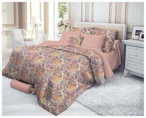 Фото Комплект постельного белья из сатина Nikea Verossa (чайная роза), 1,5 спальный (наволочки 50x70)