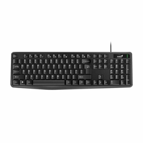 Клавиатура Genius KB-117 (USB, RU), Black (31310016402) клавиатура проводная узкая genius smart kb 117 31310016402 черная