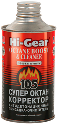 Hi-Gear HG3306 Супероктан-корректор Octane Boost & Cleaner, 0.325 л