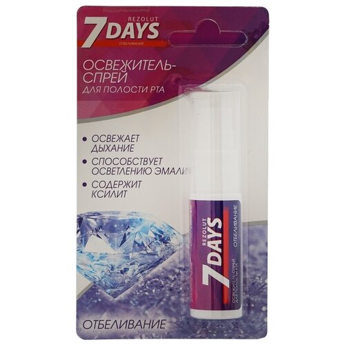 Освежитель дыхания 7 days Rezolut 