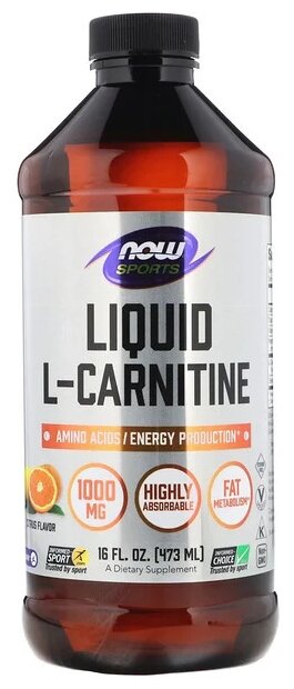 NOW L-карнитин Sports liquid