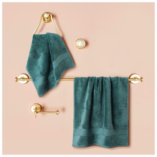 фото Бэлла каса полотенце jane цвет: средиземноморский 70х140 см - 2 шт bella casa