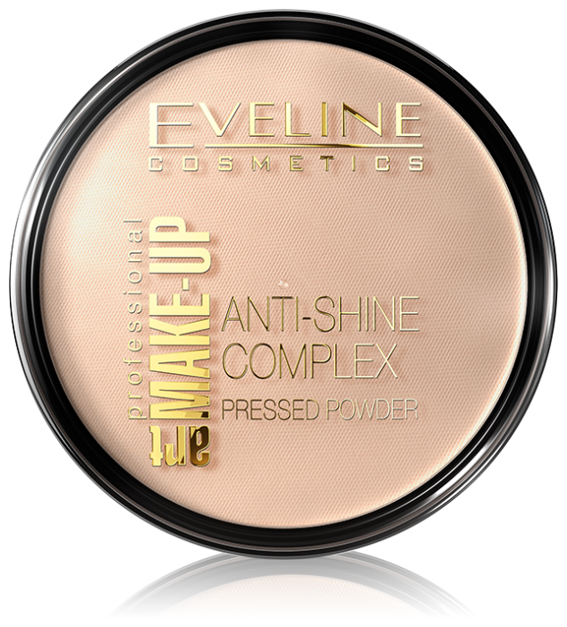 Eveline Cosmetics Пудра Art Make-Up Professional компактная Anti-Shine Complex Pressed Powder