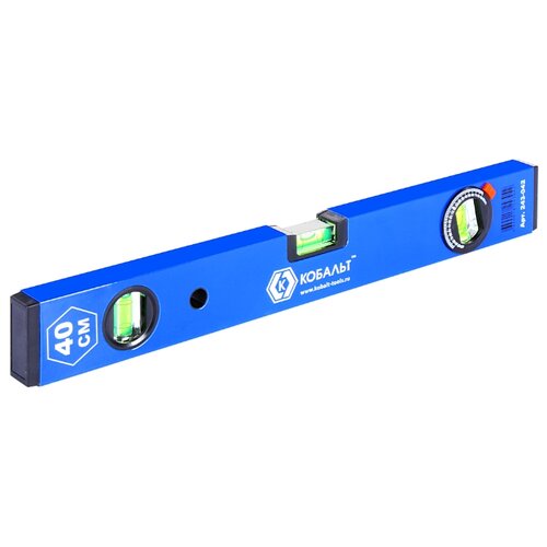 фото Уровень брусковый 3 глаз. кобальт