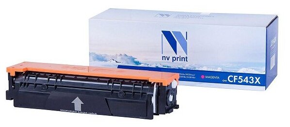 картриджи NV Print Nv-cf543x Magenta для HP Color LaserJet Pro M254dw/M254nw/MFP M280nw/M281fdn/M281 .