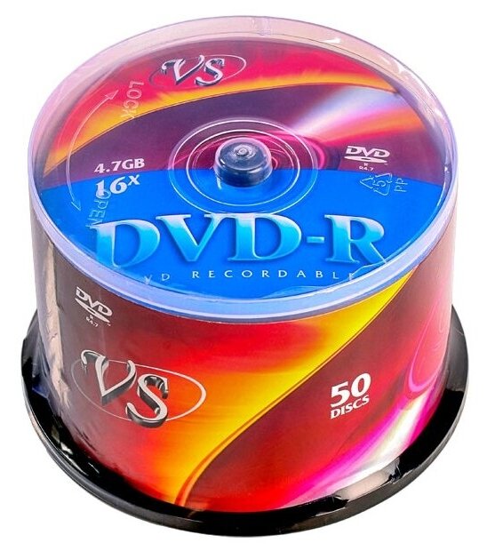 Диск VS DVD-R 4,7 GB 16x CB/50