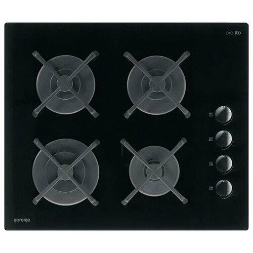 Газовая варочная панель Gorenje GHS 64-ORA-S чёрный 2663900₽